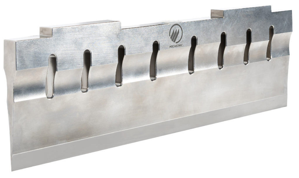 Sonotrode 20kHz découpe ultrasons MECASONIC